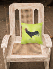 Load image into Gallery viewer, Minorca Ctalalan Chicken Green Fabric Decorative Pillow BB7667PW1818