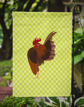Load image into Gallery viewer, Malaysian Serama Chicken Green Garden Flag - Outdoor Decorative Yard Flag