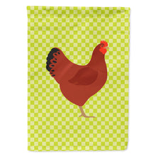 Load image into Gallery viewer, New Hampshire Red Chicken Green Flag Canvas House Size BB7669CHF