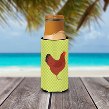 Load image into Gallery viewer, New Hampshire Red Chicken Green   Hugger for slim cans