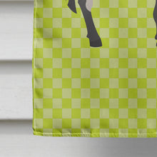 Load image into Gallery viewer, American Mammoth Jack Donkey Green Flag Canvas House Size BB7670CHF