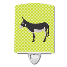 Load image into Gallery viewer, American Mammoth Jack Donkey Green Ceramic Night Light BB7670CNL