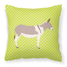 Load image into Gallery viewer, Australian Teamster Donkey Green Fabric Decorative Pillow BB7672PW1818