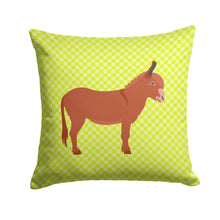Load image into Gallery viewer, Irish Donkey Green Throw Pillow - 14x14 Decorative Pillow – Art for Your Home &amp; Patio BB7674PW1414