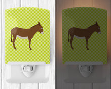 Load image into Gallery viewer, Cotentin Donkey Green Ceramic Night Light BB7675CNL