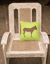Load image into Gallery viewer, Cotentin Donkey Green Fabric Decorative Pillow BB7675PW1818