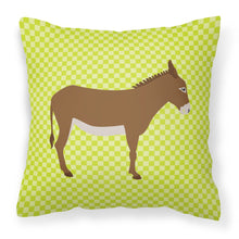 Load image into Gallery viewer, Cotentin Donkey Green Fabric Decorative Pillow BB7675PW1818