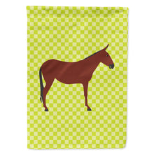 Load image into Gallery viewer, Hinny Horse Donkey Green Flag Canvas House Size BB7676CHF