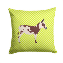 Load image into Gallery viewer, American Spotted Donkey Green Throw Pillow - 14x14 Decorative Pillow – Art for Your Home &amp; Patio BB7677PW1414