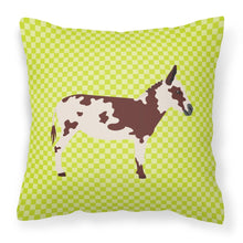 Load image into Gallery viewer, American Spotted Donkey Green Fabric Decorative Pillow BB7677PW1818