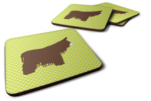 Load image into Gallery viewer, Poitou Poiteuin Donkey Green Foam Coaster  BB7678FC