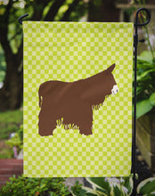 Load image into Gallery viewer, Poitou Poiteuin Donkey Green Garden Flag - Outdoor Decorative Yard Flag BB7678GF