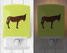 Load image into Gallery viewer, Zamorano-Leones Donkey Green Ceramic Night Light BB7679CNL