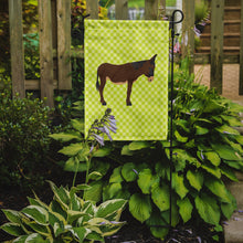 Load image into Gallery viewer, Zamorano-Leones Donkey Green Garden Flag - Outdoor Decorative Yard Flag