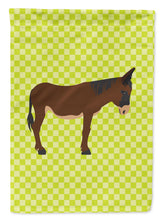 Load image into Gallery viewer, Zamorano-Leones Donkey Green Garden Flag - Outdoor Decorative Yard Flag