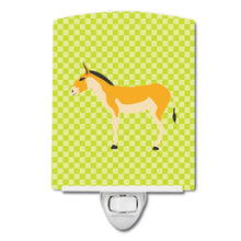 Load image into Gallery viewer, Turkmenian Kulan Donkey Green Ceramic Night Light BB7680CNL