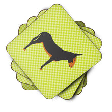 Load image into Gallery viewer, Catalan Donkey Green Foam Coaster  BB7681FC