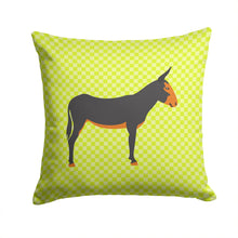 Load image into Gallery viewer, Catalan Donkey Green Throw Pillow - 14x14 Decorative Pillow – Art for Your Home &amp; Patio BB7681PW1414