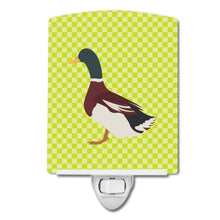 Load image into Gallery viewer, Rouen Duck Green Ceramic Night Light BB7682CNL