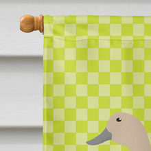 Load image into Gallery viewer, West Harlequin Duck Green Flag Canvas House Size BB7684CHF