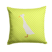 Load image into Gallery viewer, Bali Duck Green Throw Pillow - 14x14 Decorative Pillow – Art for Your Home &amp; Patio BB7685PW1414