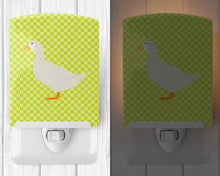 Load image into Gallery viewer, American Pekin Duck Green Ceramic Night Light BB7686CNL