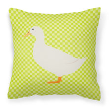 Load image into Gallery viewer, American Pekin Duck Green Fabric Decorative Pillow BB7686PW1818