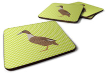 Load image into Gallery viewer, Dutch Hook Bill Duck Green Foam Coaster  BB7687FC