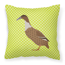 Load image into Gallery viewer, Dutch Hook Bill Duck Green Fabric Decorative Pillow BB7687PW1818