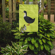 Load image into Gallery viewer, Blue Swedish Duck Green Garden Flag - Outdoor Decorative Yard Flag