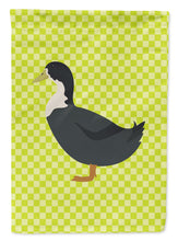 Load image into Gallery viewer, Blue Swedish Duck Green Garden Flag - Outdoor Decorative Yard Flag