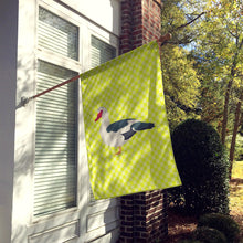 Load image into Gallery viewer, Muscovy Duck Green Flag Canvas House Size BB7690CHF