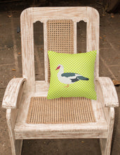 Load image into Gallery viewer, Muscovy Duck Green Fabric Decorative Pillow BB7690PW1818