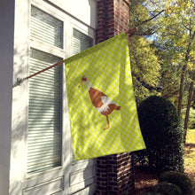 Load image into Gallery viewer, Indian Runner Duck Green Flag Canvas House Size BB7691CHF