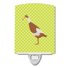 Load image into Gallery viewer, Indian Runner Duck Green Ceramic Night Light BB7691CNL