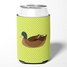 Load image into Gallery viewer, Khaki Campbell Duck Green Can or Bottle Hugger BB7692CC