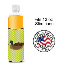 Load image into Gallery viewer, Khaki Campbell Duck Green   Hugger for slim cans