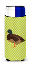 Load image into Gallery viewer, Silver Bantam Duck Green   Hugger for slim cans