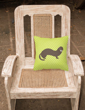 Load image into Gallery viewer, Russian or European Mink Green Fabric Decorative Pillow BB7694PW1818