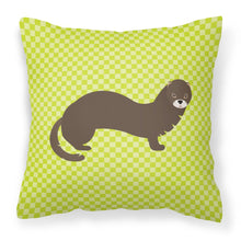 Load image into Gallery viewer, Russian or European Mink Green Fabric Decorative Pillow BB7694PW1818