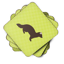 Load image into Gallery viewer, Sable Marten Green Foam Coaster  BB7695FC