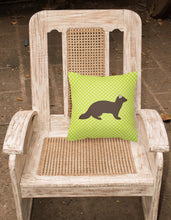 Load image into Gallery viewer, Sable Marten Green Fabric Decorative Pillow BB7695PW1818