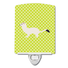 Load image into Gallery viewer, Stoat Short-tailed Weasel Green Ceramic Night Light BB7698CNL