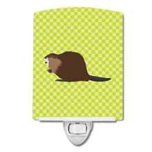 Load image into Gallery viewer, Eurasian Beaver Green Ceramic Night Light BB7699CNL