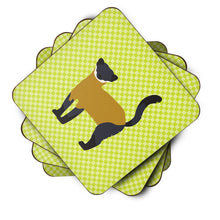 Load image into Gallery viewer, Yellow-Throated Marten Green Foam Coaster  BB7700FC