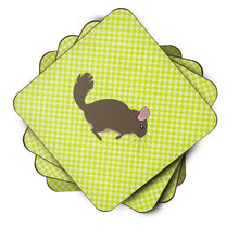 Load image into Gallery viewer, Chinchilla Green Foam Coaster  BB7701FC
