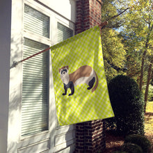 Load image into Gallery viewer, Ferret Green Flag Canvas House Size BB7704CHF