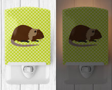 Load image into Gallery viewer, Coypu Nutria River Rat Green Ceramic Night Light BB7705CNL