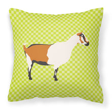 Load image into Gallery viewer, Alpine Goat Green Fabric Decorative Pillow BB7706PW1818