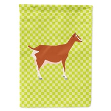 Load image into Gallery viewer, Toggenburger Goat Green Flag Canvas House Size BB7707CHF